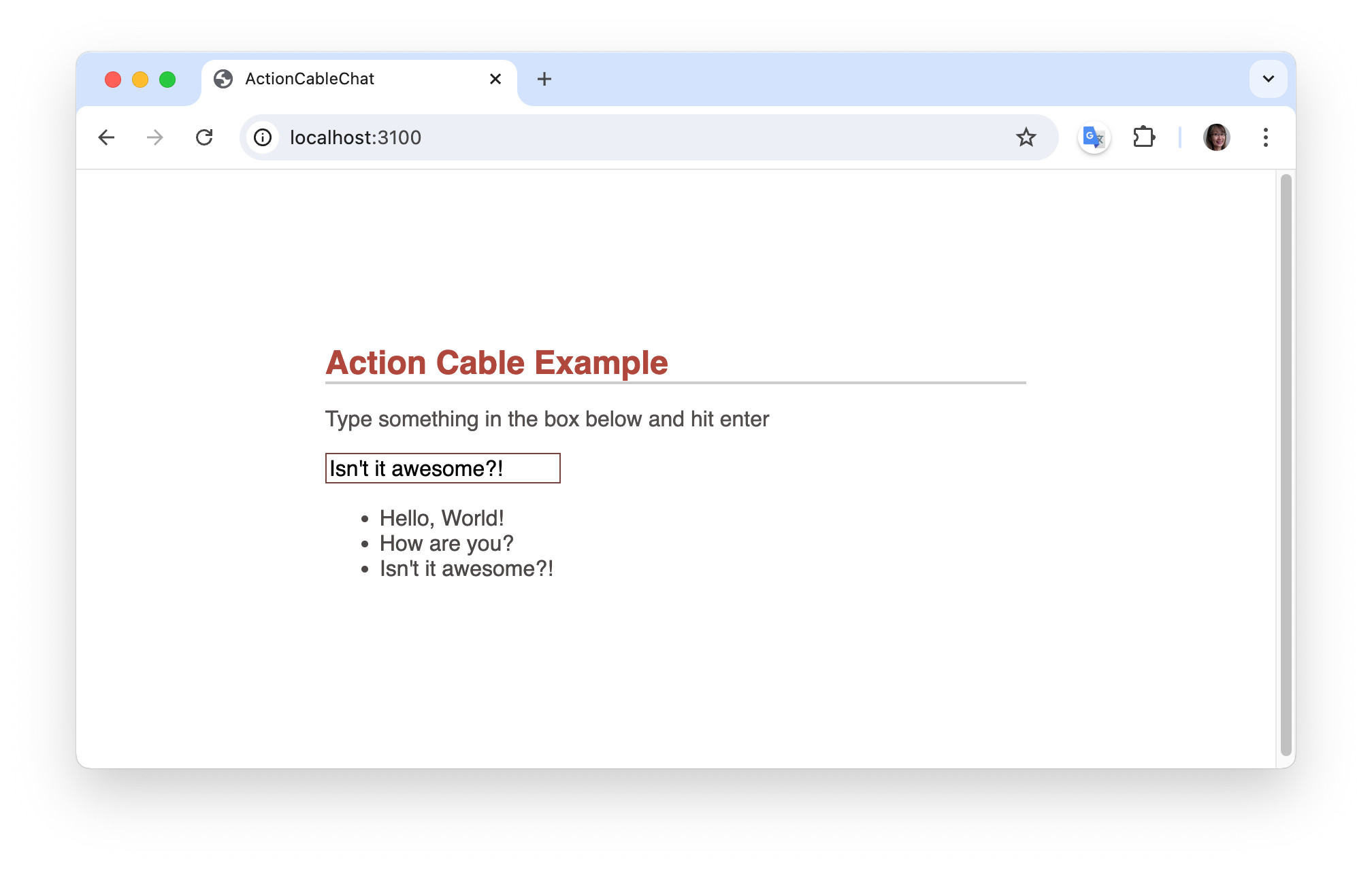 img: Chat on Chrome