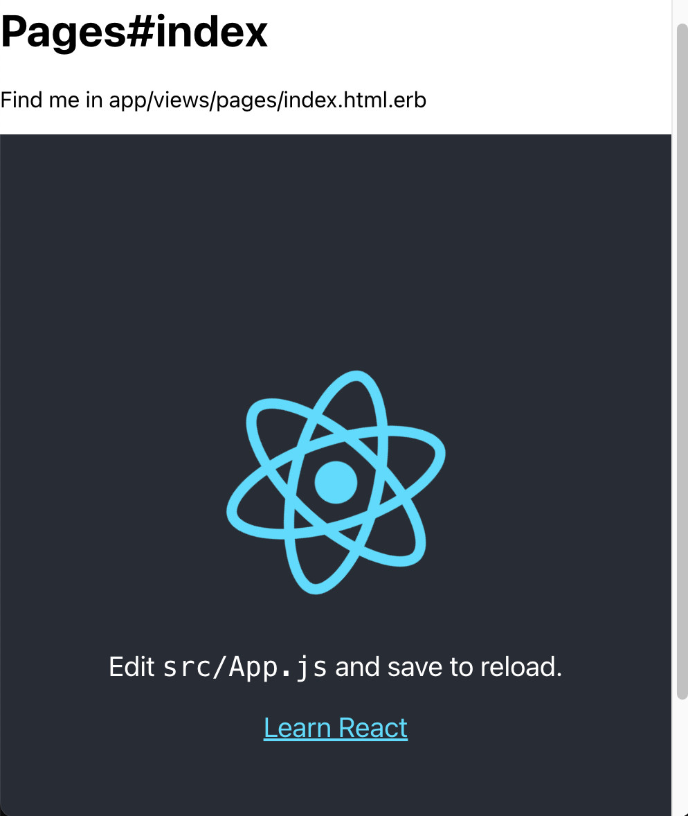 img: bun + react on rails